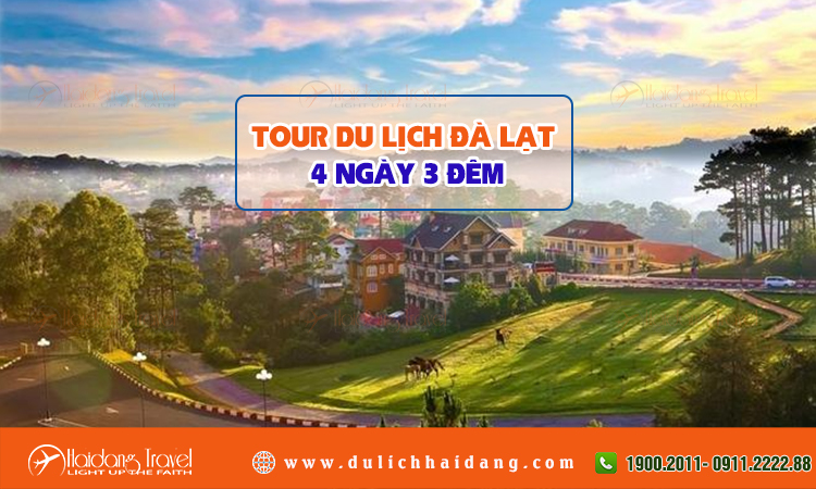 Tour đà lạt 4 ngày 3 đêm