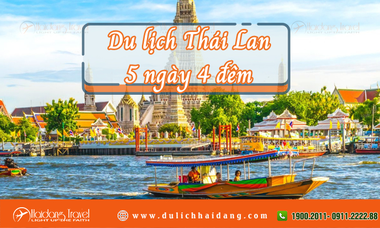 Tour Thái Lan 5 ngày 4 đêm