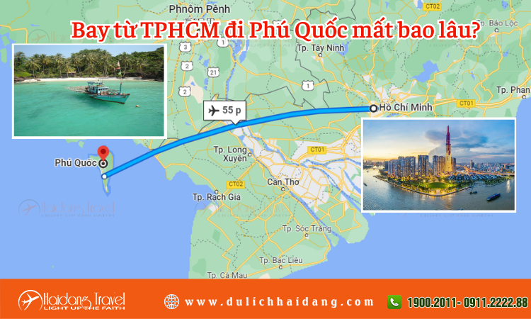 Bay từ TPHCM đi Phú Quốc mất bao lâu?