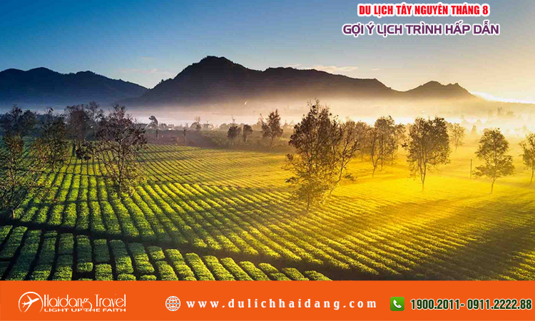 Du lịch Tây Nguyên tháng 8