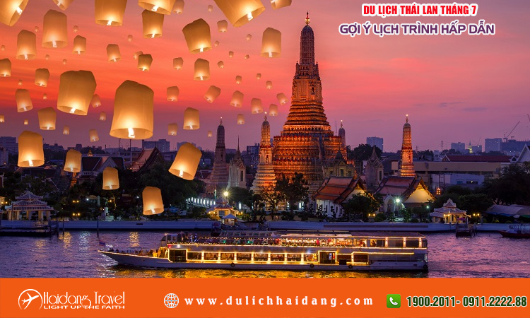 Du lịch Thái Lan tháng 7