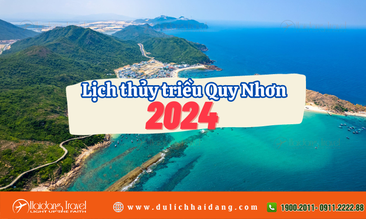 Lịch thủy triều Quy Nhơn 2024