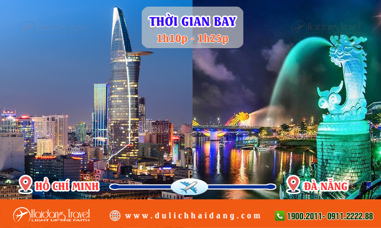 Bay từ TPHCM đi Đà Nẵng mất bao lâu?