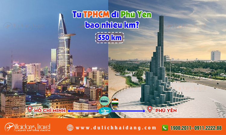 Từ tphcm đi Phú Yên bao nhiêu km?
