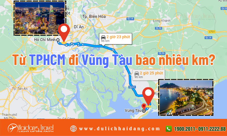 Từ TPHCM đi Vũng Tàu bao nhiêu km?