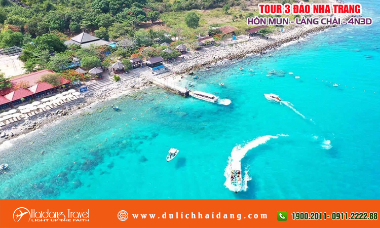 Tour 3 đảo Hòn Mun Làng Chài Hòn Tằm