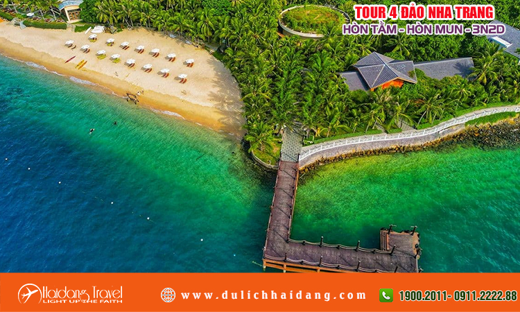 Tour 4 đảo Nha Trang Hòn Tằm Hòn Mun