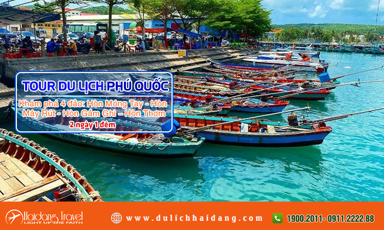 Tour 4 đảo Phú Quốc 2 ngày 1 đêm
