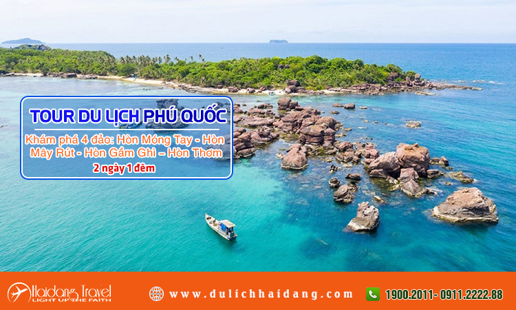 Tour 4 đảo Phú Quốc 2 ngày 1 đêm