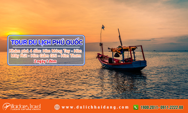 Tour 4 đảo Phú Quốc 2 ngày 1 đêm