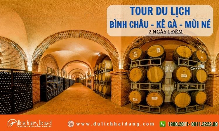 Tour du lịch Bình Châu Kê Gà Mũi Né 2 ngày 1 đêm 