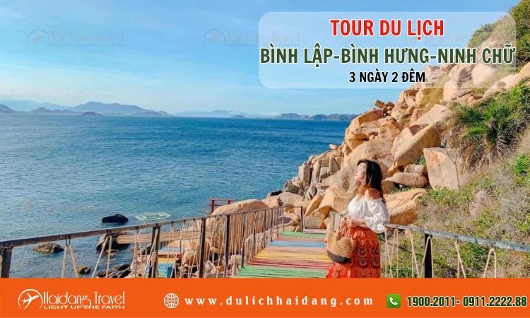 Tour đảo Bình Lập Bình Hưng Ninh Chữ 3 ngày 2 đêm 
