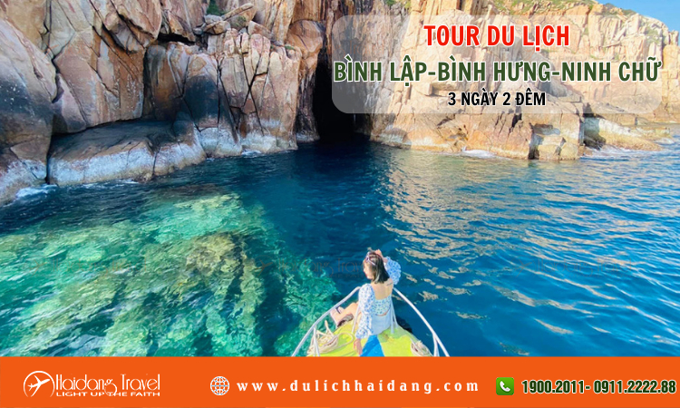 Tour đảo Bình Lập Bình Hưng Ninh Chữ 3 ngày 2 đêm 