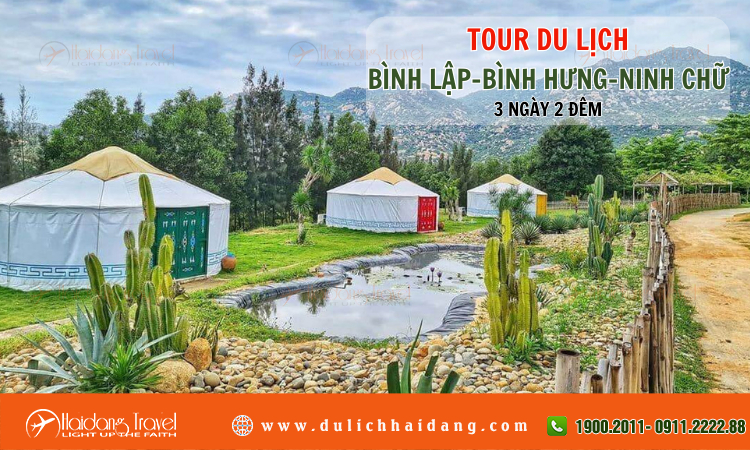Tour đảo Bình Lập Bình Hưng Ninh Chữ 3 ngày 2 đêm 
