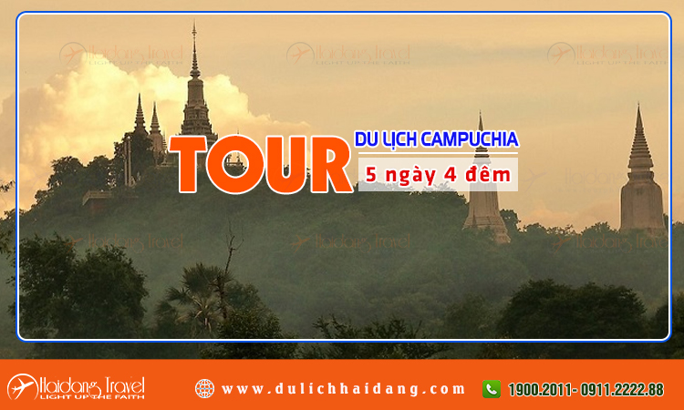 Tour Campuchia 5 ngày 4 đêm