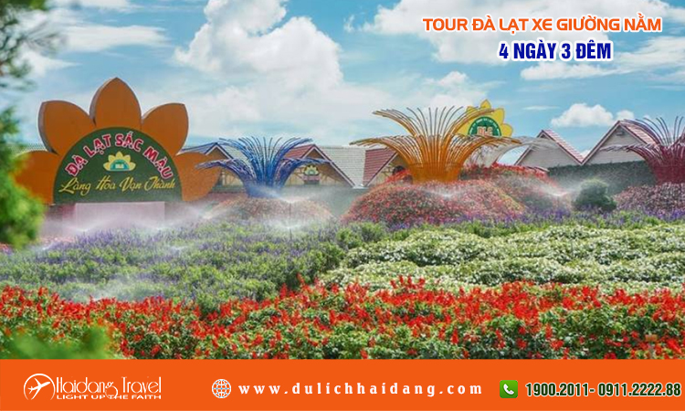 Tour Đà Lạt 4 ngày 3 đêm xe giường nằm