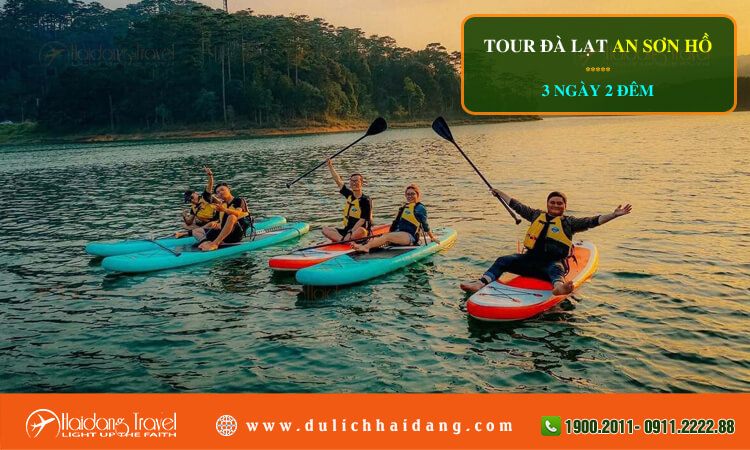 Tour Đà Lạt An Sơn Hồ 3 ngày 2 đêm