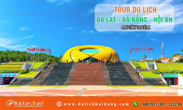 Tour Đà Lạt Đà Nẵng Hội An 4 ngày 3 đêm 