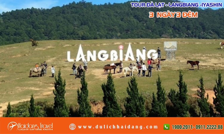 Tour Đà Lạt - Langbiang - Vườn Châu Âu - Thị Trấn Iyashin 3N3D