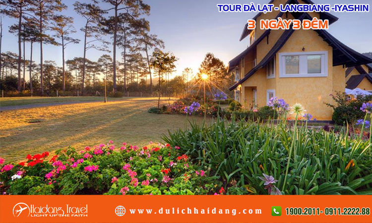 Tour Đà Lạt - Langbiang - Vườn Châu Âu - Thị Trấn Iyashin 3N3D