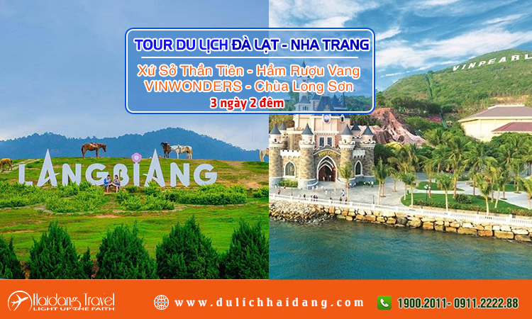 Tour Đà Lạt Nha Trang 3 ngày 2 đêm