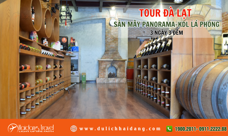 Tour Đà Lạt Săn Mây Panorama KDL Lá Phong 3 ngày 3 đêm 