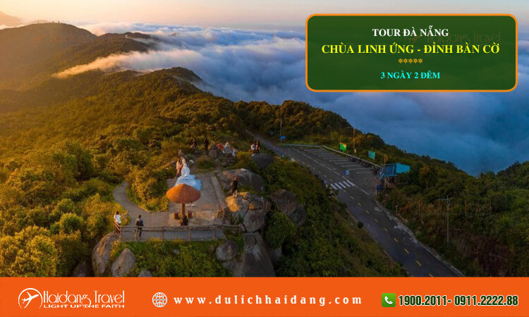 Tour Đà Nẵng Chùa Linh Ứng Đỉnh Bàn Cờ 3 ngày 2 đêm