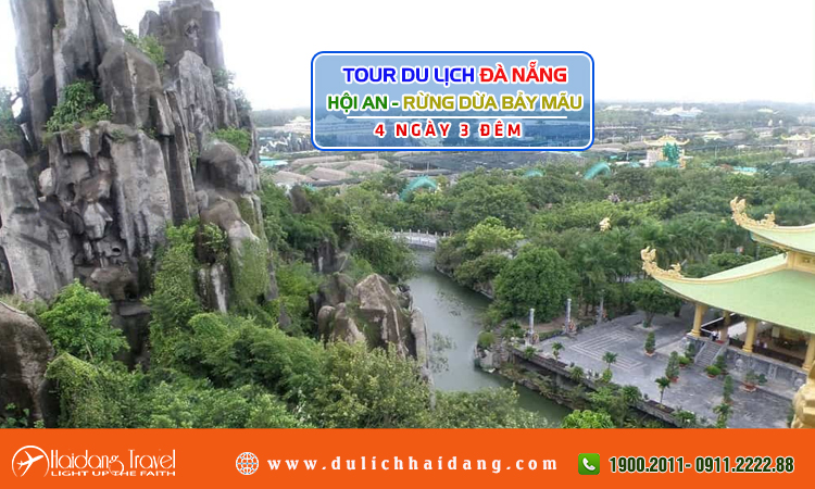 Tour Đà Nẵng Hội An Rừng Dừa Bảy Mẫu 4 ngày 3 đêm
