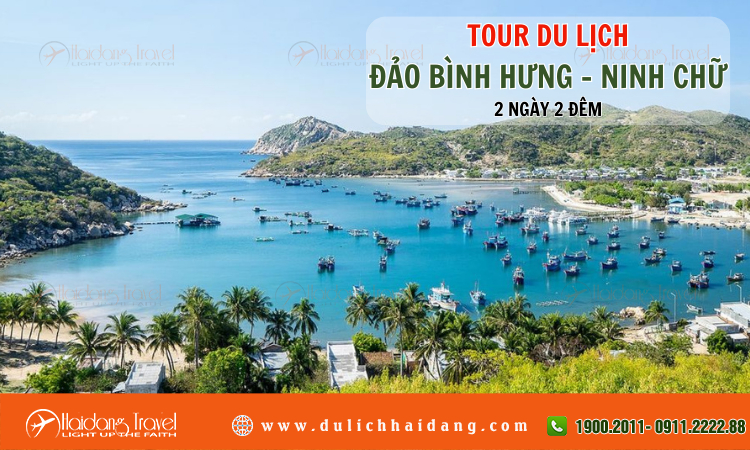 Tour du lịch Đảo Bình Hưng Ninh Chữ 2 ngày 2 đêm