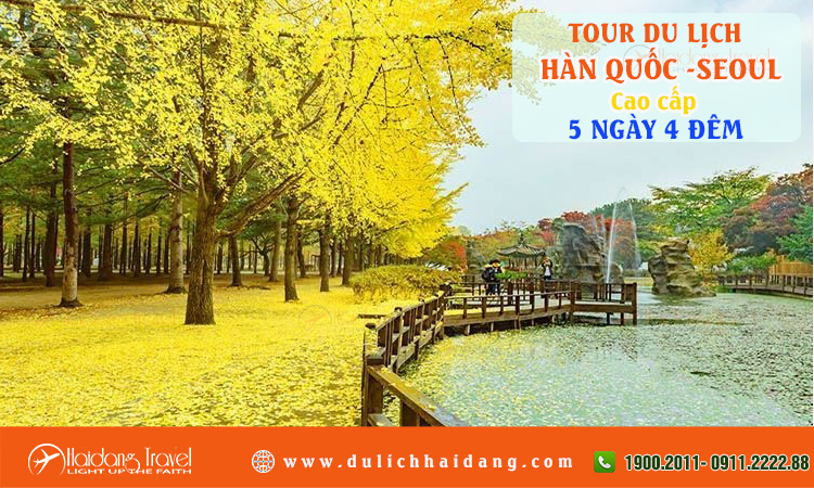 Tour du lịch Hàn Quốc Everland Nami 5 ngày 4 đêm