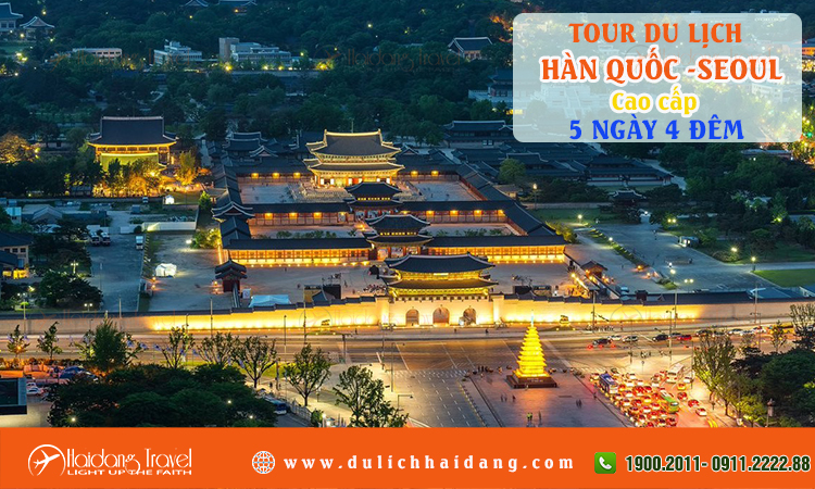 Tour du lịch Hàn Quốc Everland Nami 5 ngày 4 đêm