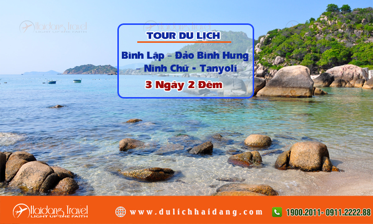 Tour Bình Lập Đảo Bình Hưng Ninh Chữ 3 ngày 2 đêm