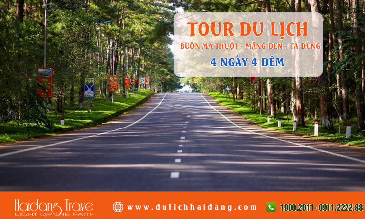 Tour du lịch Buôn Ma Thuột Măng Đen Tà Đùng 4 Ngày 4 Đêm