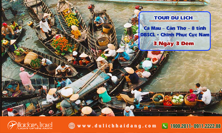 Tour Cà Mau Cần Thơ Chinh Phục Cực Nam  3 ngày 3 đêm