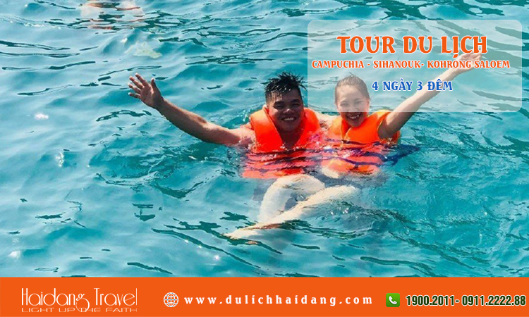 Tour Campuchia Sihanouk Kohrong Saloem PhnomPenh 4 ngày 3 đêm