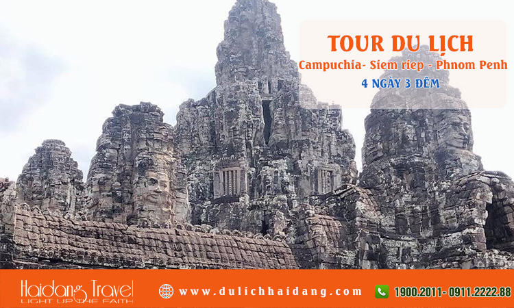 Tour Campuchia Siêm riệp Phnom pênh 4 ngày 3 đêm