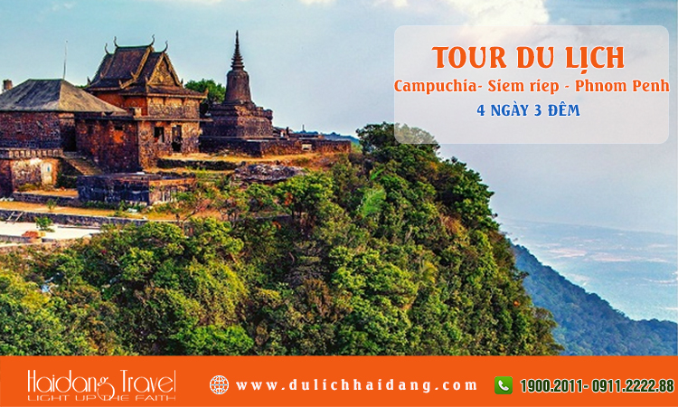 Tour Campuchia Siêm riệp Phnom pênh 4 ngày 3 đêm