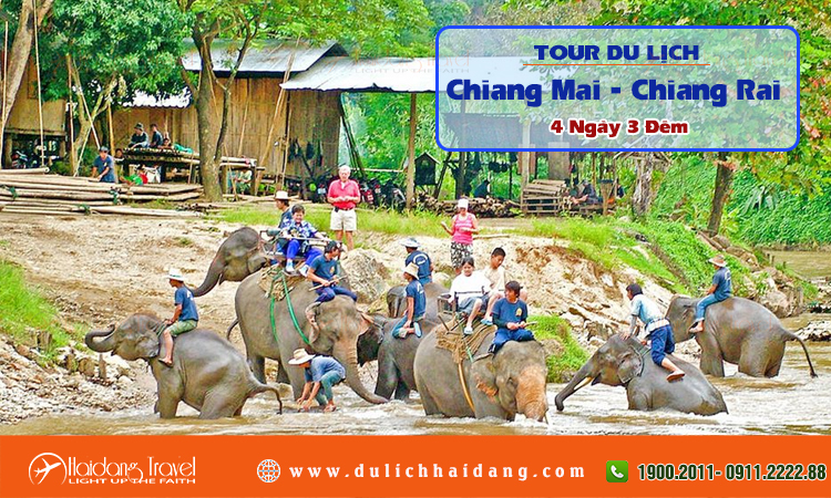 Tour du lịch Chiang Mai - Chiang Rai 4 ngày 3 đêm