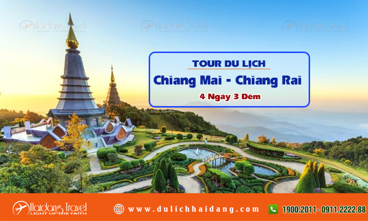 Tour du lịch Chiang Mai - Chiang Rai 4 ngày 3 đêm