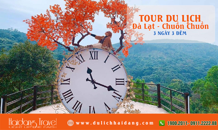 Tour du lịch Đà Lạt Chuồn Chuồn Bistro 3 ngày 3 đêm 