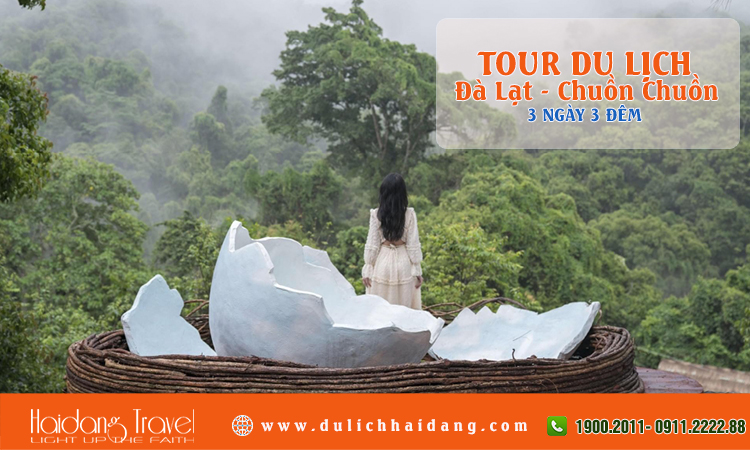 Tour du lịch Đà Lạt Chuồn Chuồn Bistro 3 ngày 3 đêm 