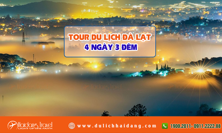 Tour đà lạt 4 ngày 3 đêm