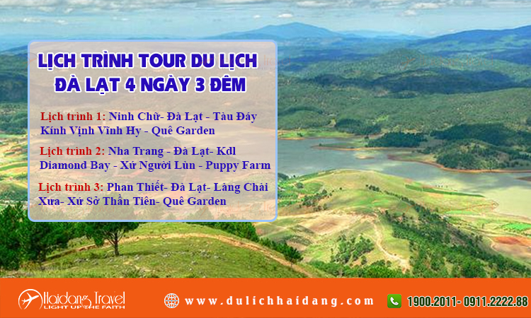 Tour đà lạt 4 ngày 3 đêm
