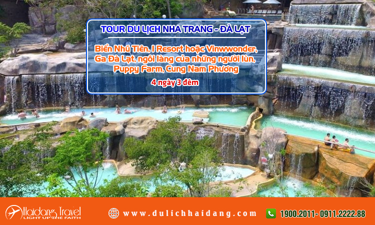 Tour du lịch Đà Lạt Nha Trang 4 ngày 3 đêm