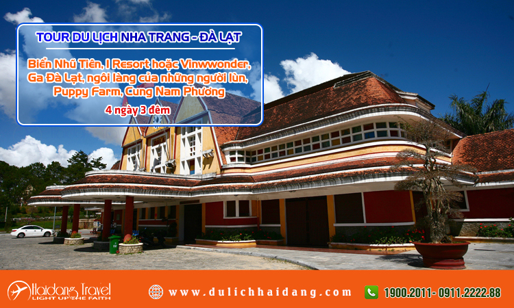 Tour du lịch Đà Lạt Nha Trang 4 ngày 3 đêm