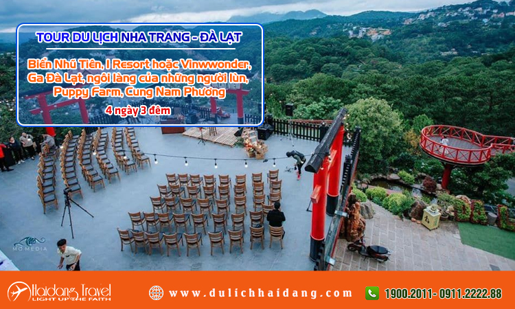 Tour du lịch Đà Lạt Nha Trang 4 ngày 3 đêm