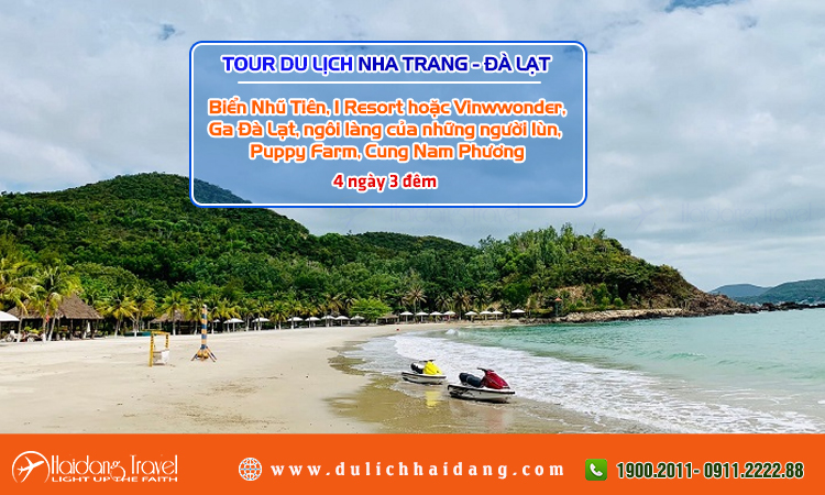 Tour du lịch Đà Lạt Nha Trang 4 ngày 3 đêm