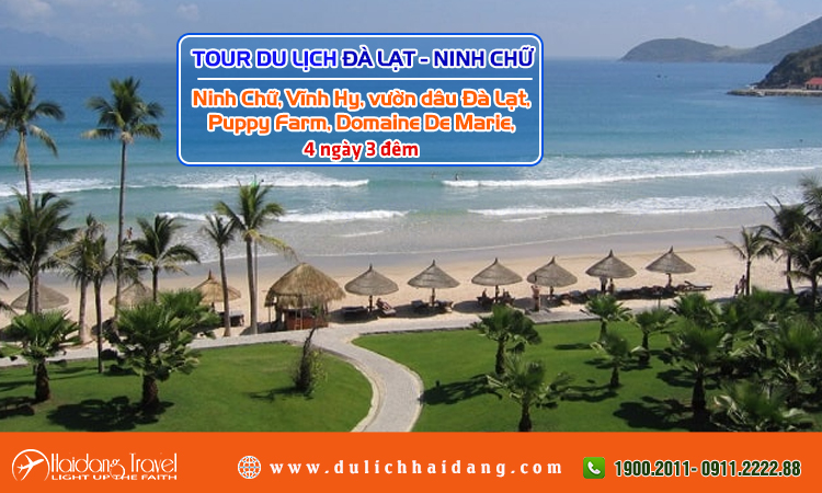 Tour du lịch Đà Lạt Ninh Chữ 4 ngày 3 đêm