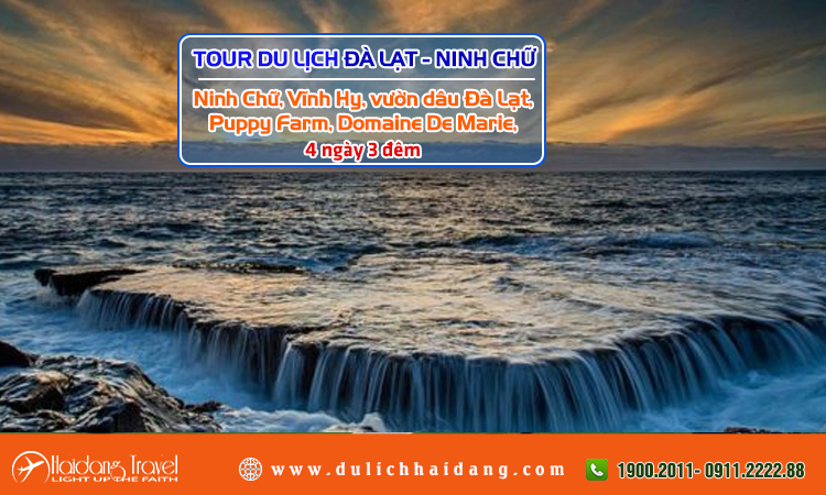 Tour du lịch Đà Lạt Ninh Chữ 4 ngày 3 đêm