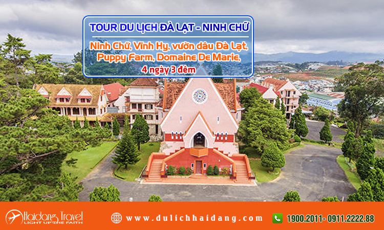 Tour du lịch Đà Lạt Ninh Chữ 4 ngày 3 đêm